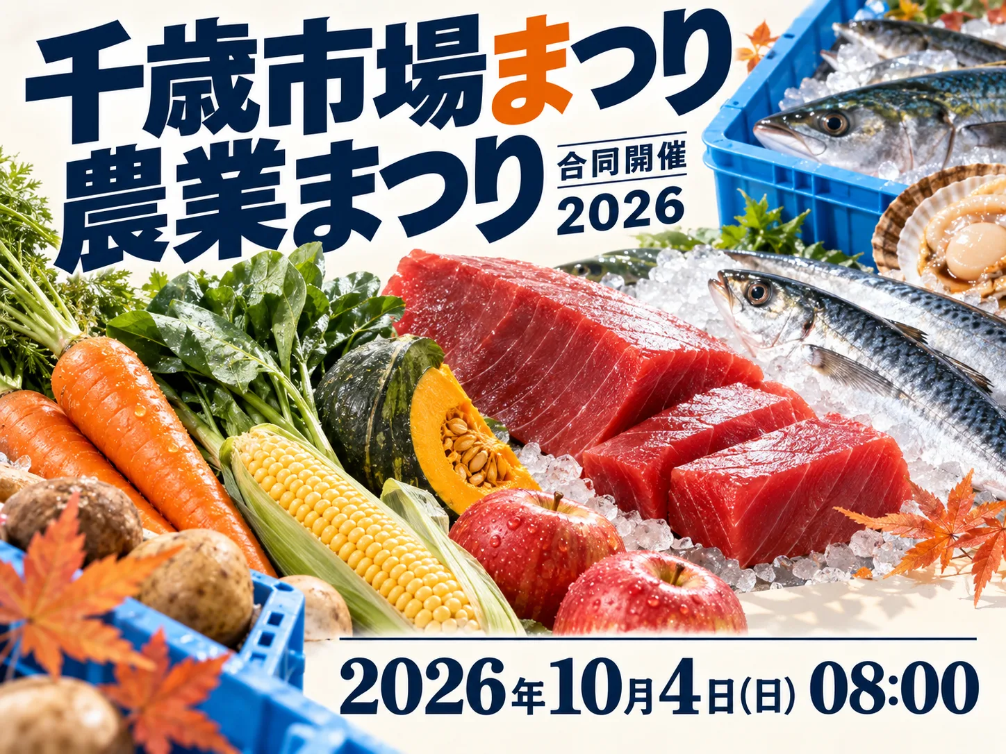 千歳市場まつり・農業まつり合同開催 2026